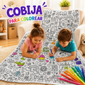 Cobija para colorear