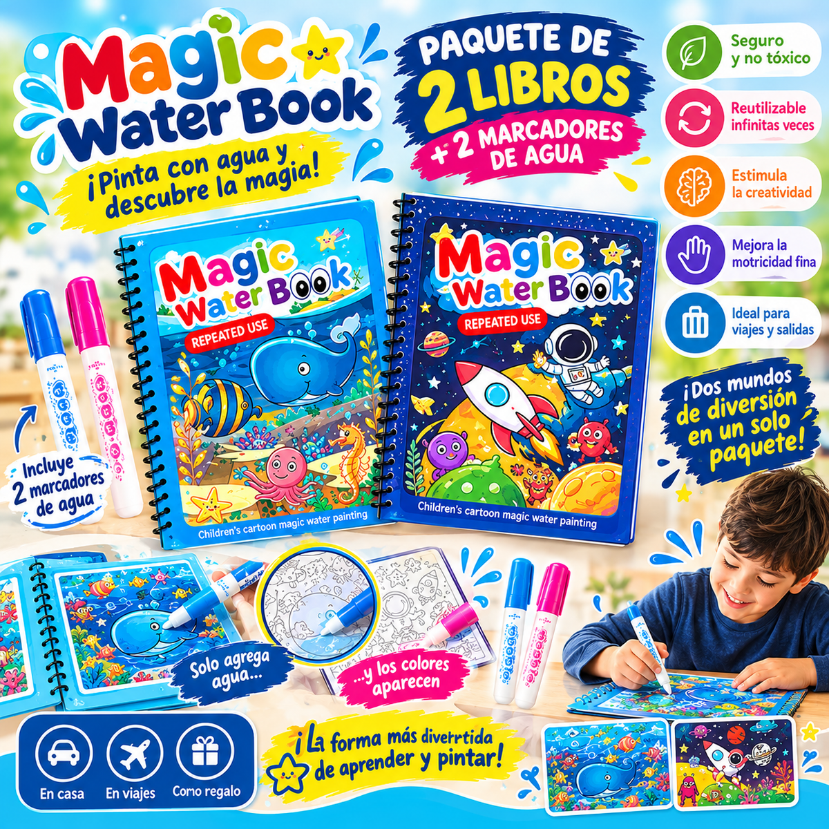 LIBRO MAGICO PACK X 2