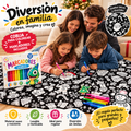 Kit Cobija para Colorear + 12 Plumones