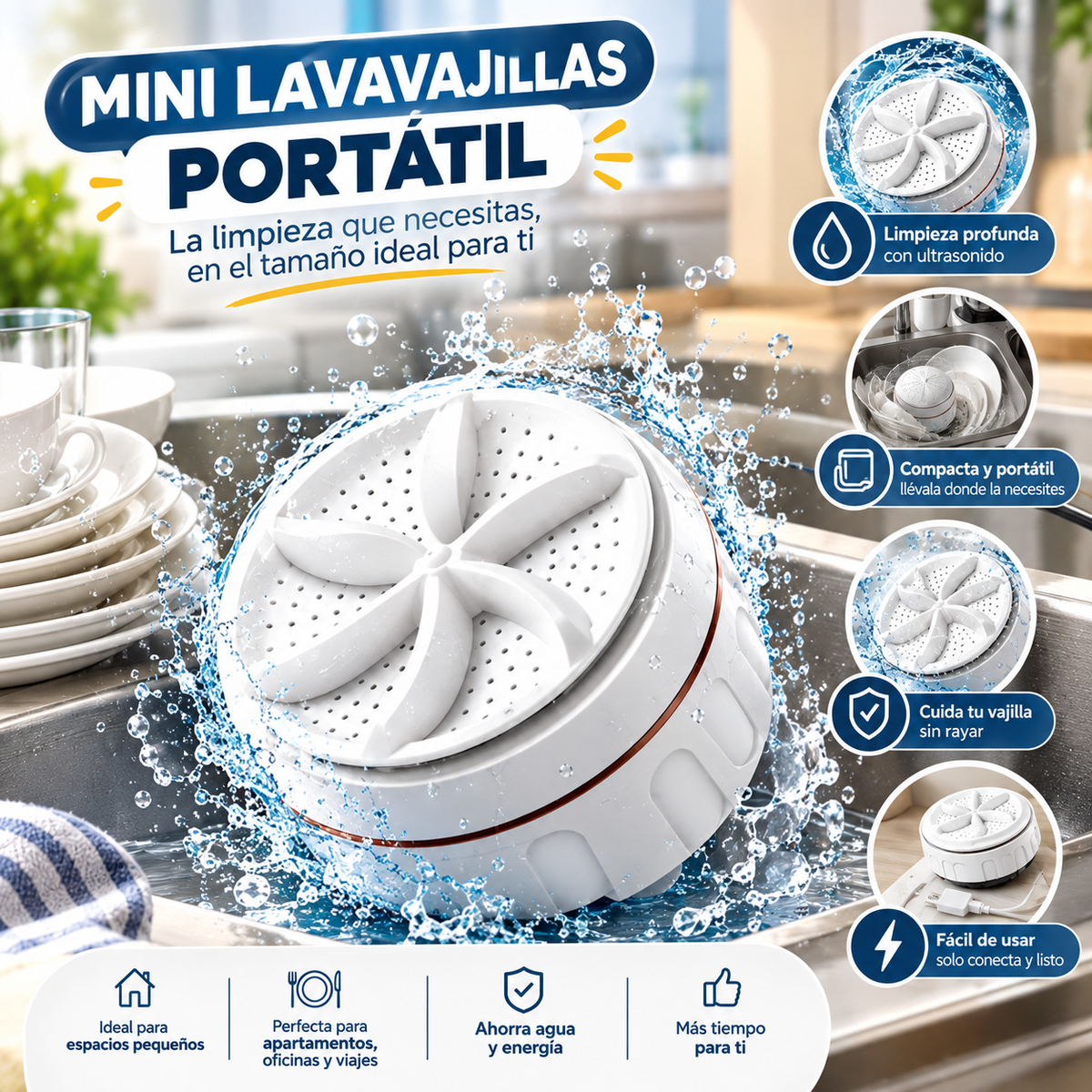 Mini Lavavajillas