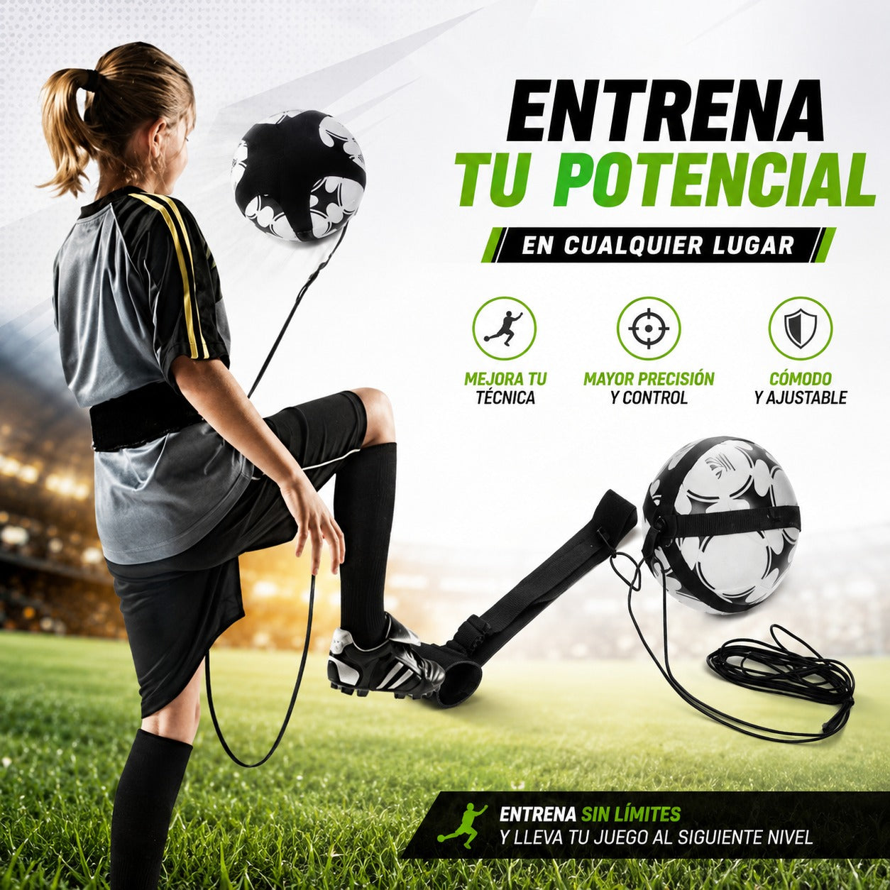 Entrenador De Patada De Futbol